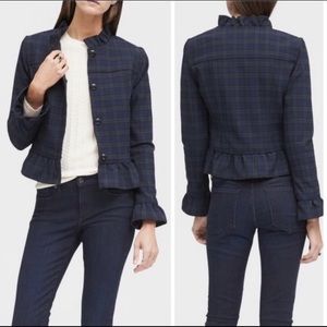 Banana Republic Plaid Blazer | 4P size Small